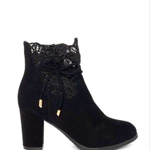 Ladies Suede Bootie